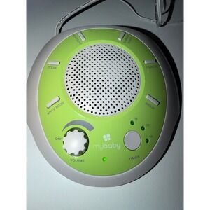 Homedics MyBaby SoundSpa Portable White Noise Machine Green MYB-S200A WORKS